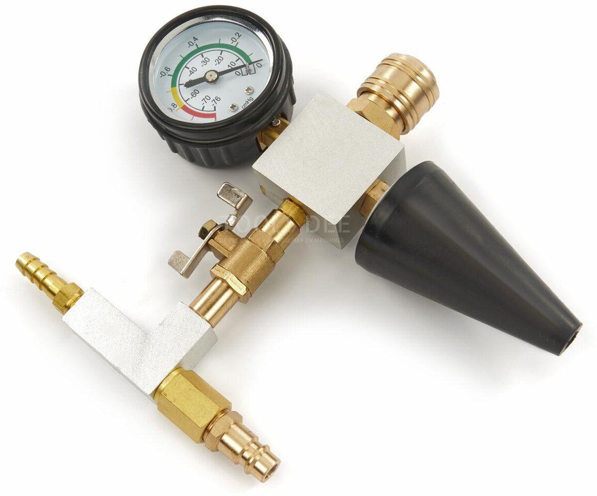 HBM 6 dele kølesystem fyldnings- og udluftningsenhed HBM 6 dele kølesystem fyldnings- og udluftningsenhed