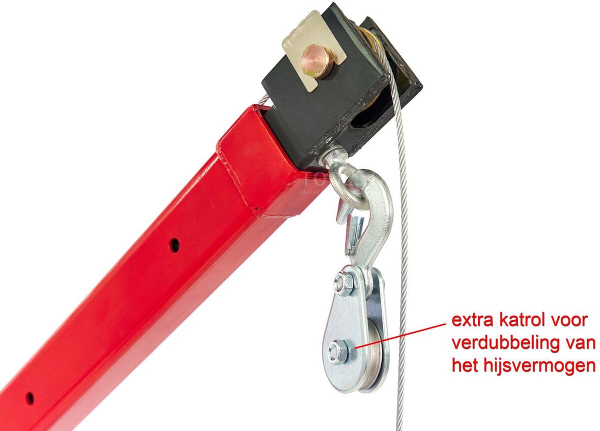 HBM 500 Kilo Elektrische Aanhangwagenkraan, Laadkraan