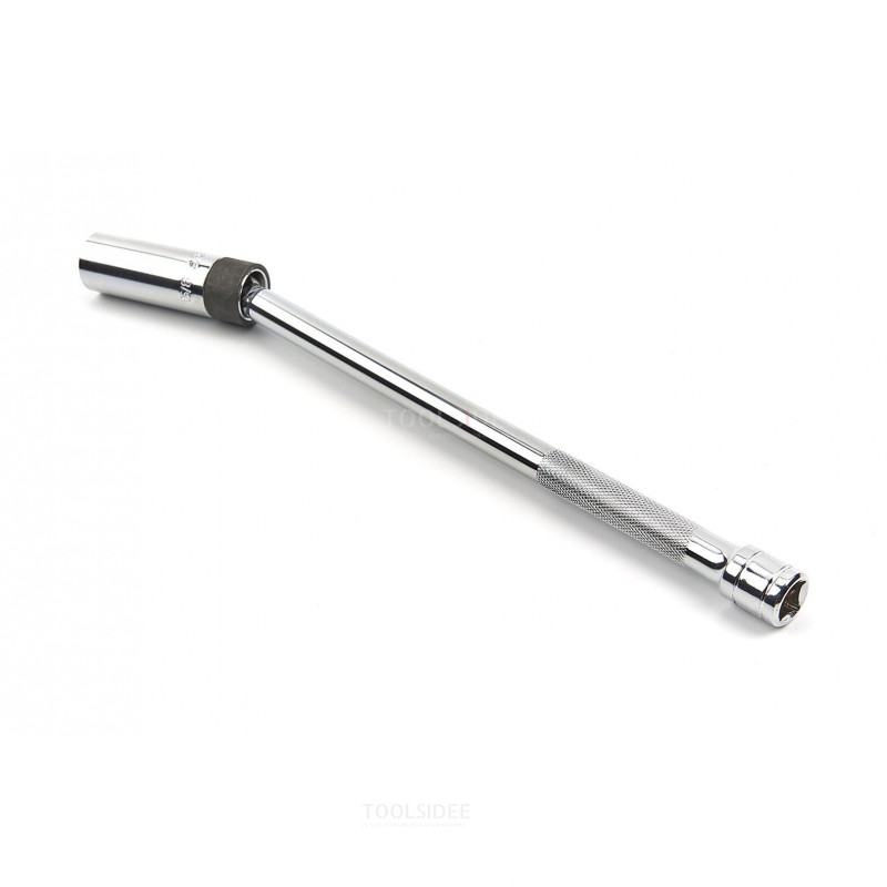 HBM Spark Plug Wrench Magnetic With Knee Joint Extra Long 3/8