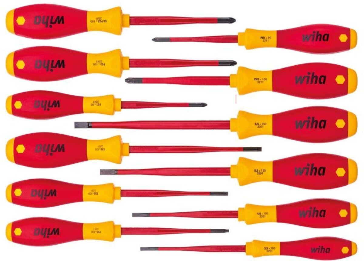 Wiha 3201 K12 12-teiliger Schraubendreher-Satz - 41003 Wiha 3201 K12 12-teiliger Schraubendreher-Satz - 41003
