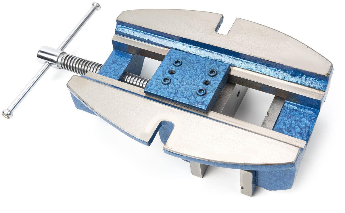 HBM 135 mm. Professionell borrklämma, fräsklämma med V-käft