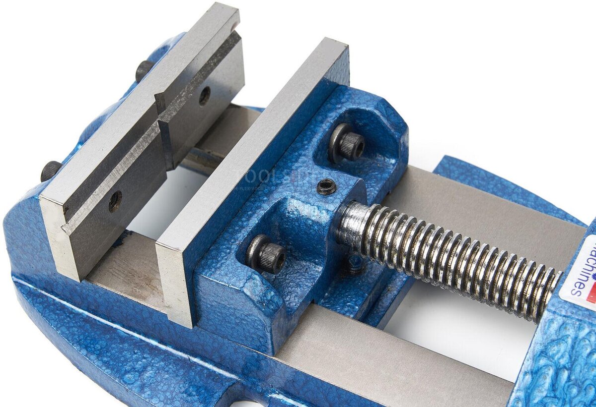 HBM 105 mm. Professionell borrklämma, fräsklämma med V-käft