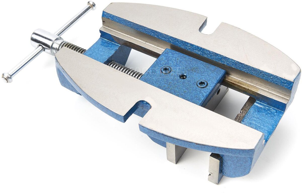 HBM 105 mm. Professionell borrklämma, fräsklämma med V-käft