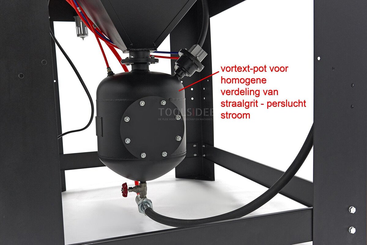 HBM Hochdruck-Strahlkabine SBC 990 mit 2 Abluftventilatoren