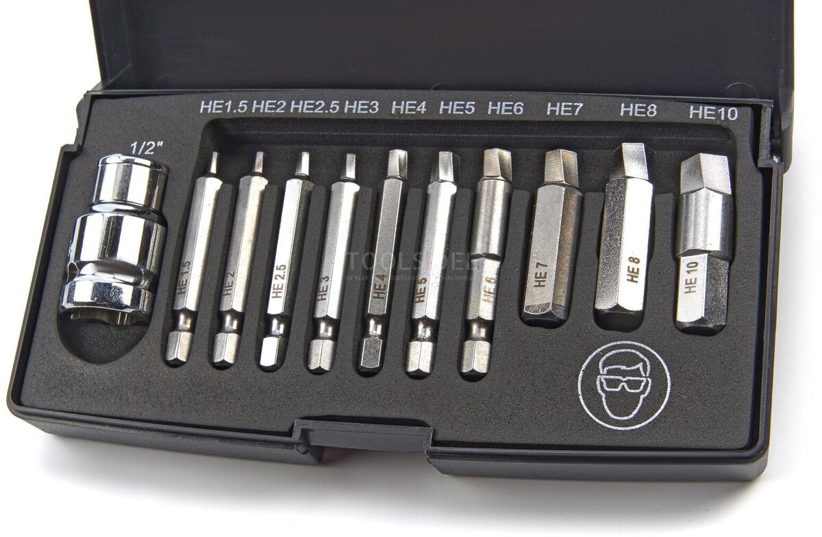 AOK 11 Piece Professional Dolle INBUS removerset modell Grabit