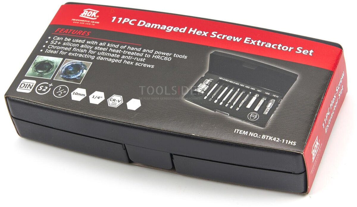 AOK 11 Piece Professional Dolle INBUS removerset modell Grabit