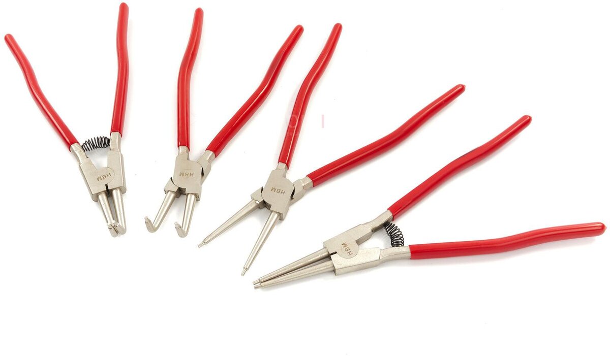 HBM 4-piece 300 mm circlip pliers set, circlip pliers set HBM 4-piece 300 mm circlip pliers set, circlip pliers set