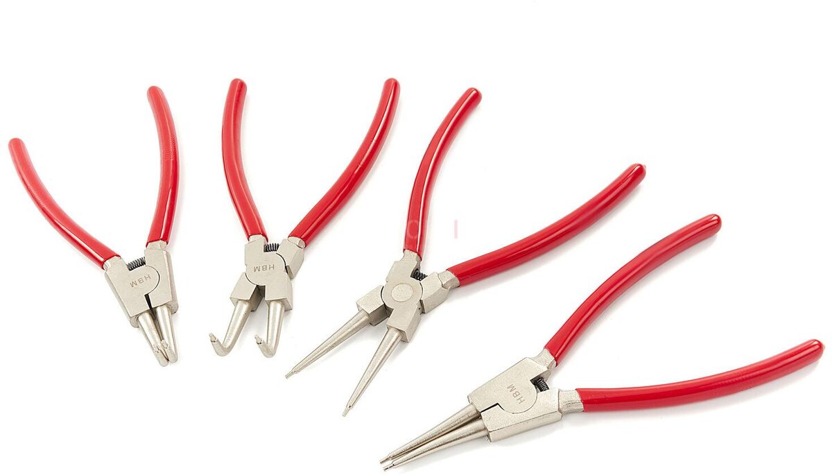 HBM 4-piece 225 mm circlip pliers set, circlip pliers set