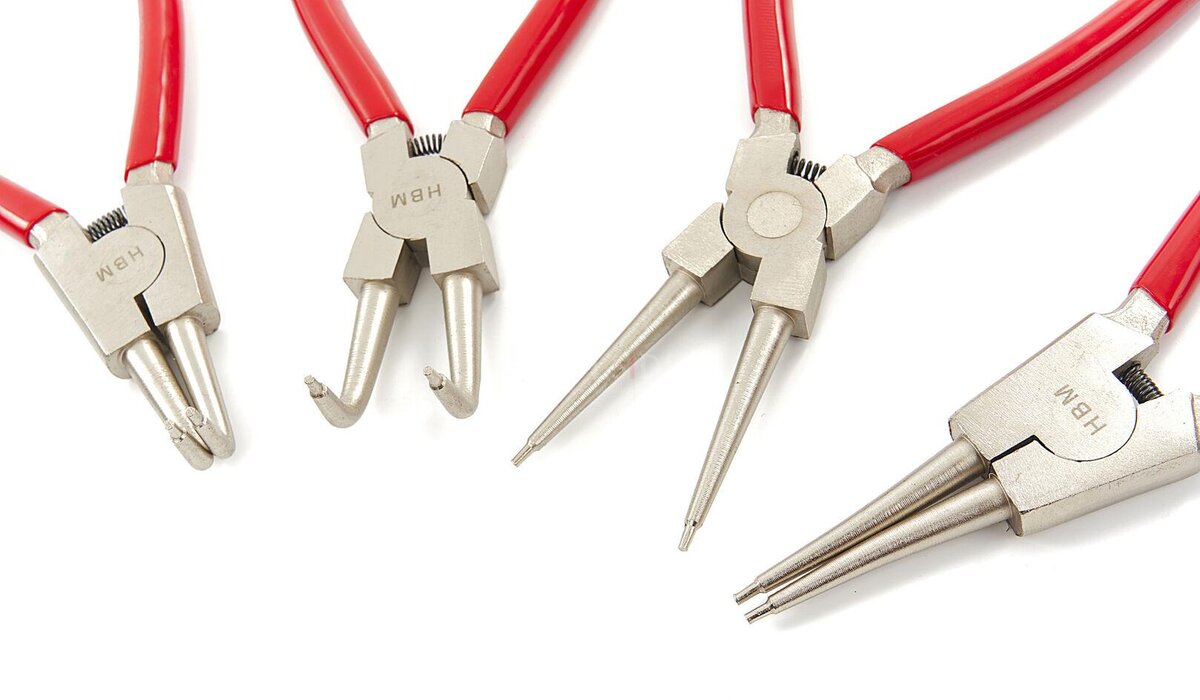 HBM 4-piece 225 mm circlip pliers set, circlip pliers set