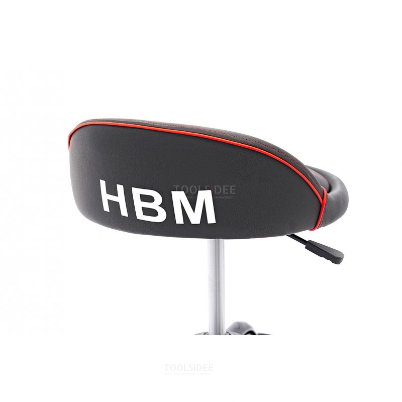 HBM Professionele Werkplaatsstoel, Werkstoel Met Gasveer - Model 3