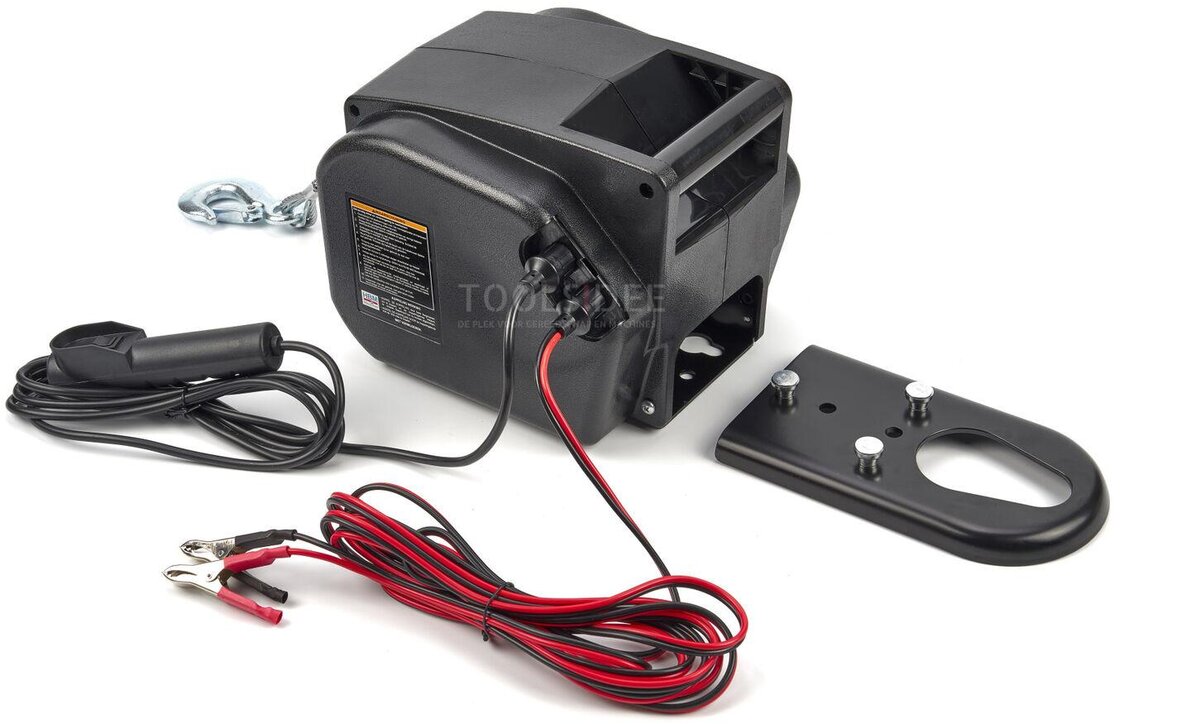 HBM bærbar 12 volt 900 kilo elektrisk vinsj