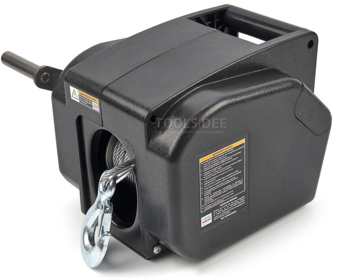 HBM bærbar 12 volt 900 kilo elektrisk vinsj