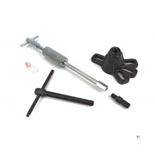 HBM 6 Piece Wheel Hub Puller Set With Hammer Puller, Hammer For 4 and 5 Hole Pitch Circle 100 - 115 mm