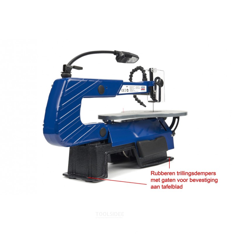 HBM Variable Scroll Saw With Lighting and Dust Blowing System