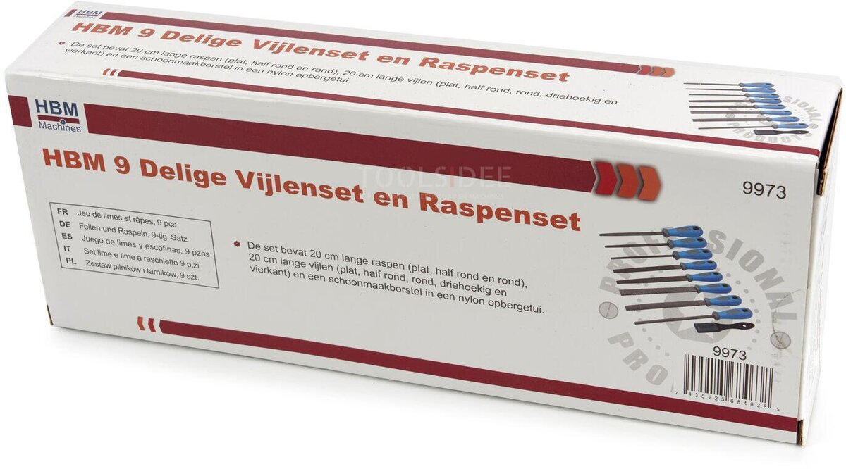  HBM 9-osainen tiedostosarja ja raspisarja