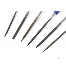 HBM 6 stykke Deluxe nålefil sæt, nøglefil sæt med bløde greb håndtag HBM 6 stykke Deluxe nålefil sæt, nøglefil sæt med bløde greb håndtag