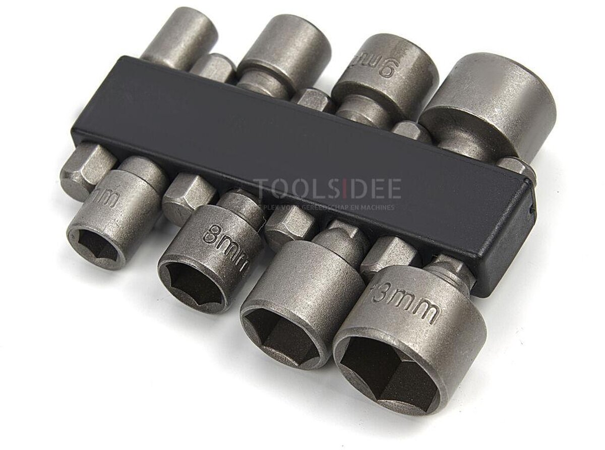 HBM 8-piece socket wrench set with HEX recording