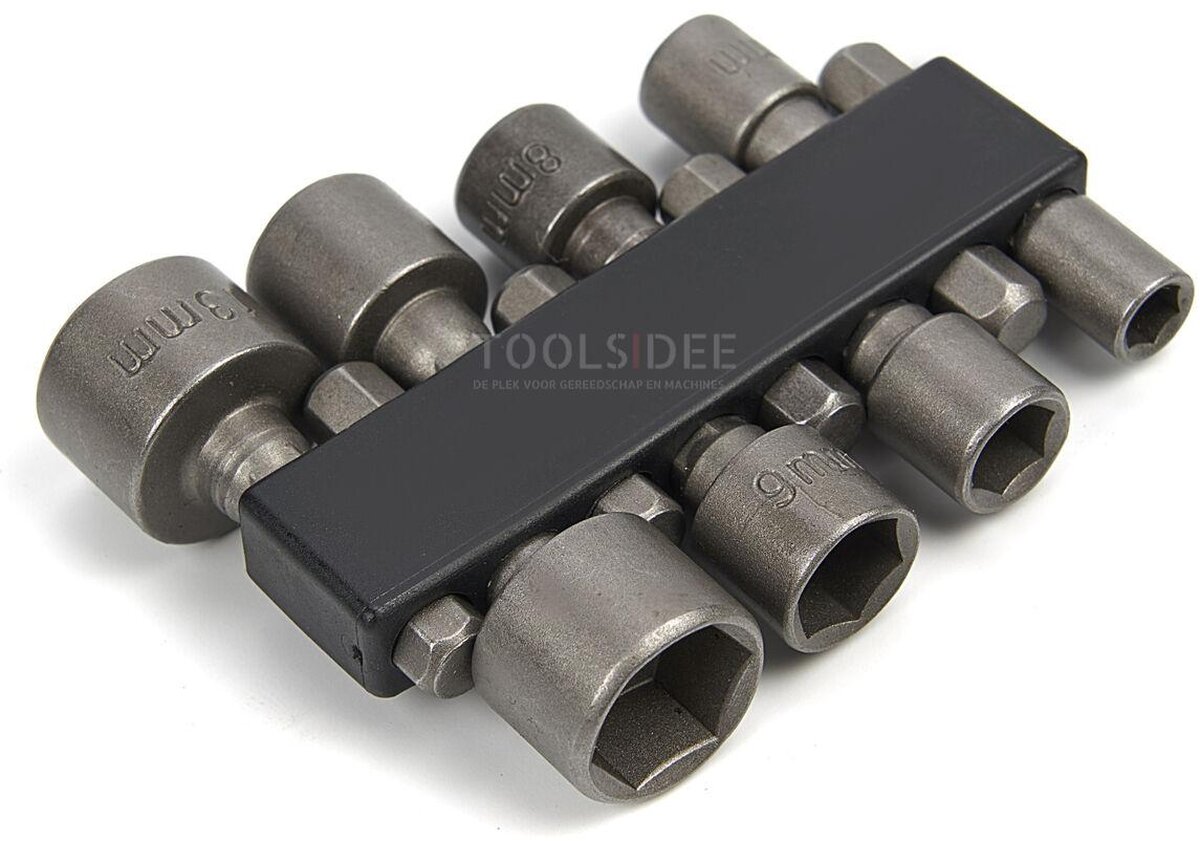 HBM 8-piece socket wrench set with HEX recording