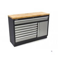 HBM 7 Loading 136 cm. Professional Tool Cabinet, Workbench With Door For Workshop Equipment