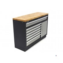 HBM 7 Loading 136 cm. Professional Tool Cabinet, Workbench With Door For Workshop Equipment