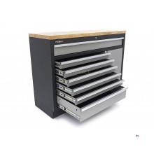 HBM 7 Loading 136 cm. Professional Tool Cabinet, Workbench With Door For Workshop Equipment