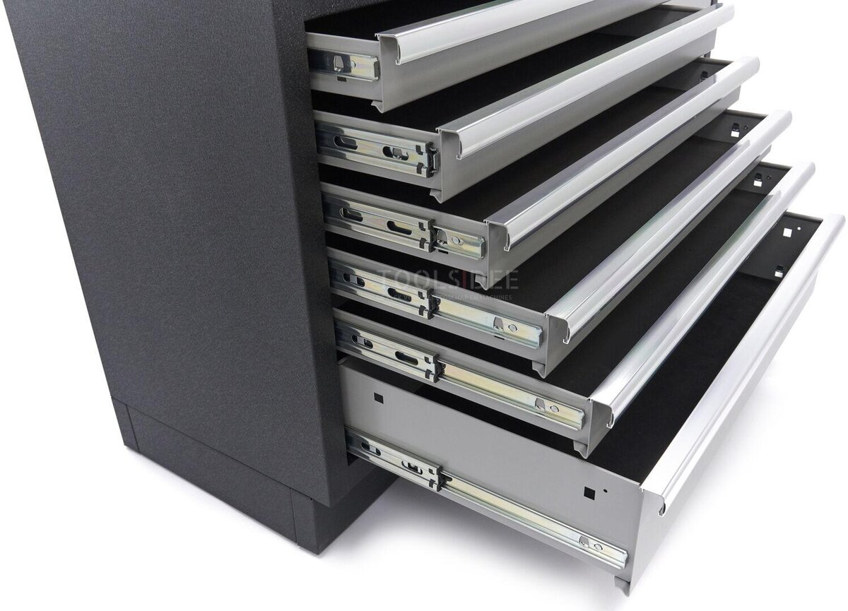 HBM 7 Loading 136 cm. Professional Tool Cabinet, Workbench With Door For Workshop Equipment