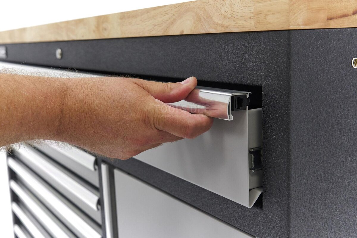 HBM 7 Loading 136 cm. Professional Tool Cabinet, Workbench With Door For Workshop Equipment