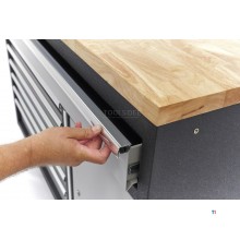 HBM 7 Loading 136 cm. Professional Tool Cabinet, Workbench With Door For Workshop Equipment