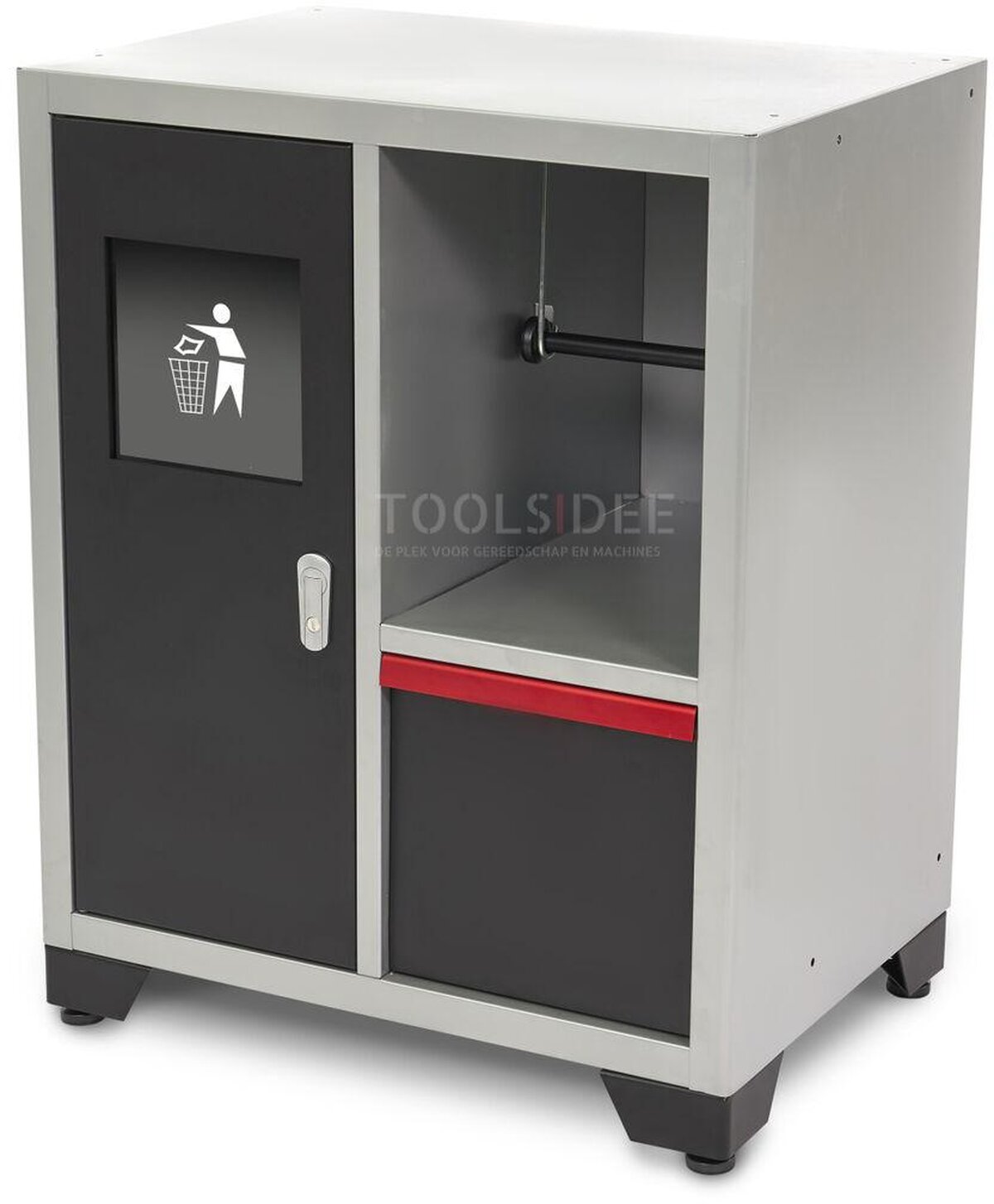 HBM Deluxe Waste Bin and Paper Holder For Workshop Equipment