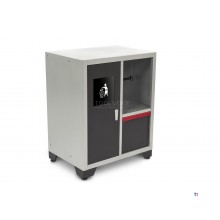 HBM Deluxe Waste Bin and Paper Holder For Workshop Equipment