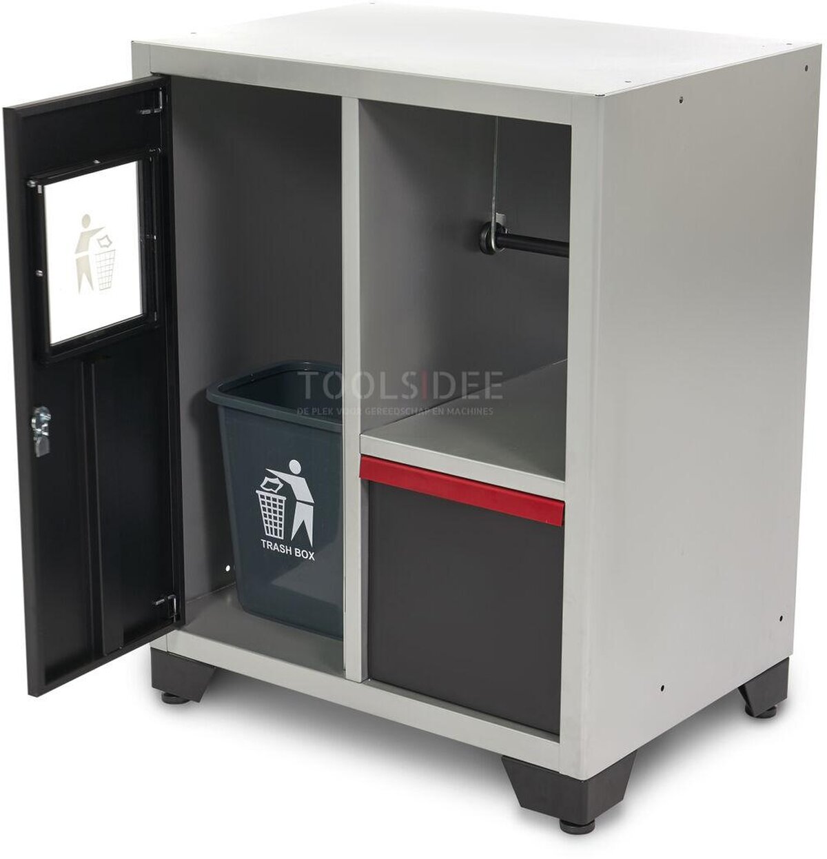 HBM Deluxe Waste Bin and Paper Holder For Workshop Equipment