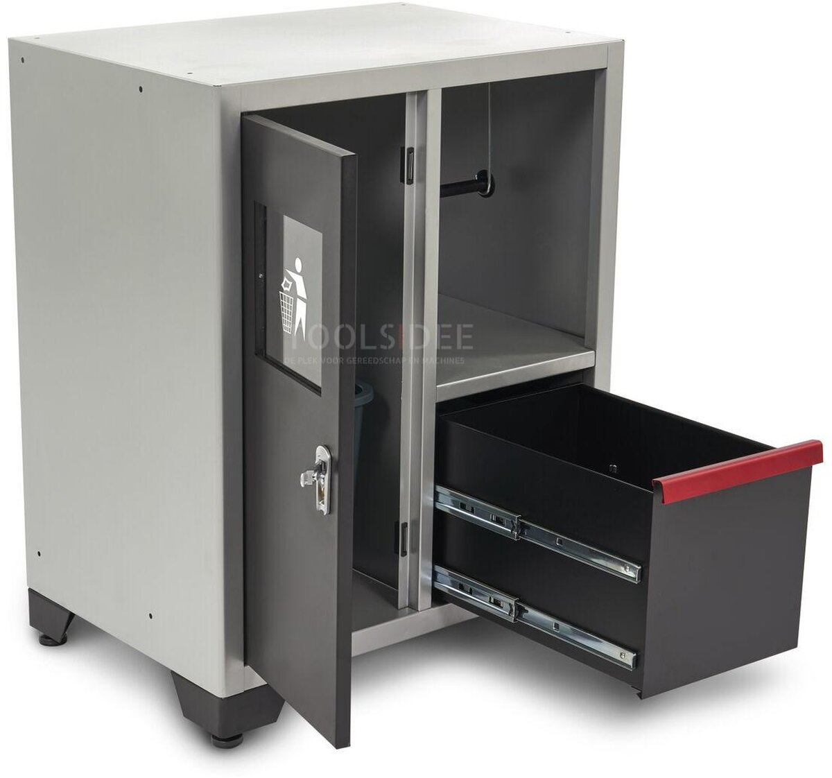 HBM Deluxe Waste Bin and Paper Holder For Workshop Equipment