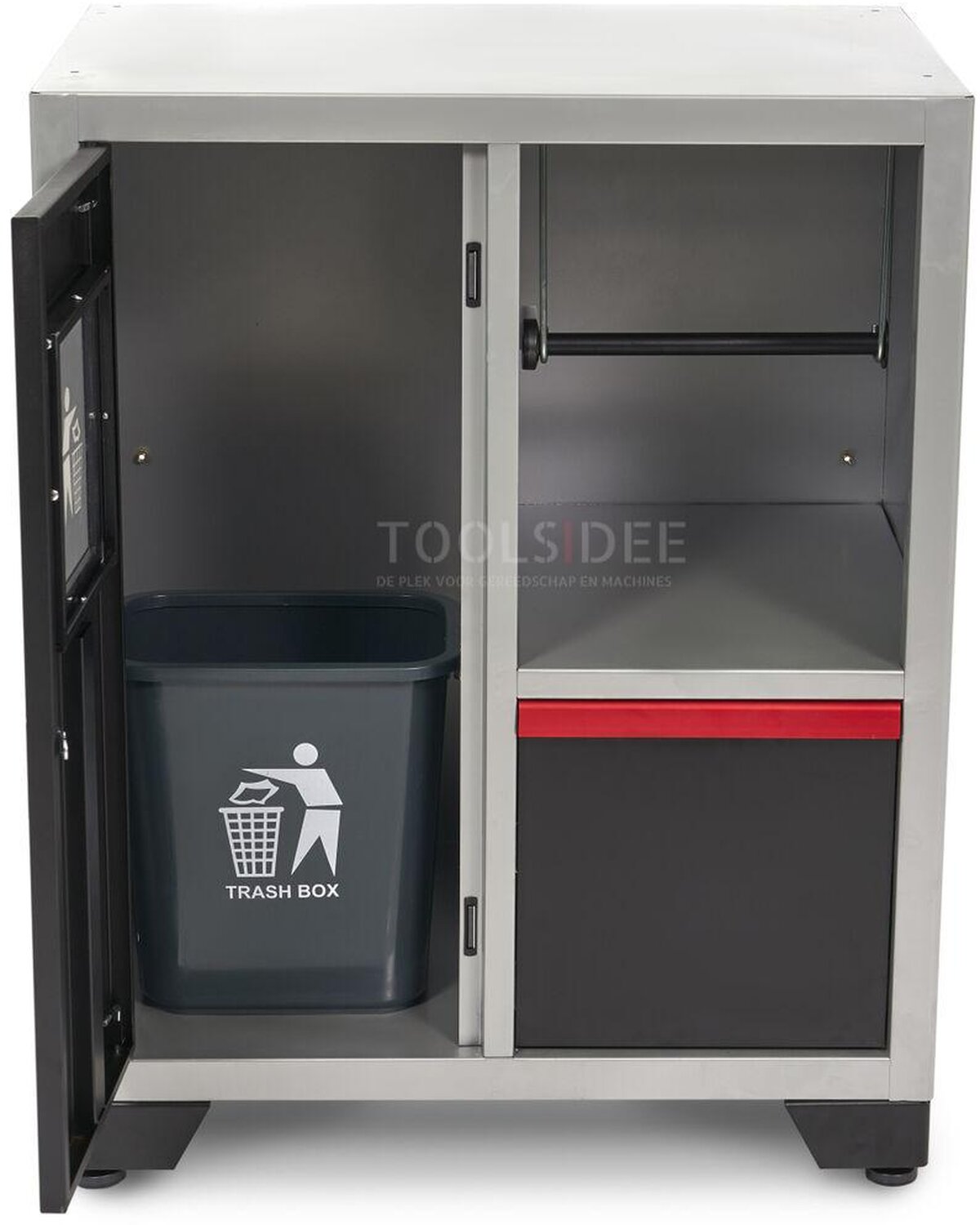 HBM Deluxe Waste Bin and Paper Holder For Workshop Equipment