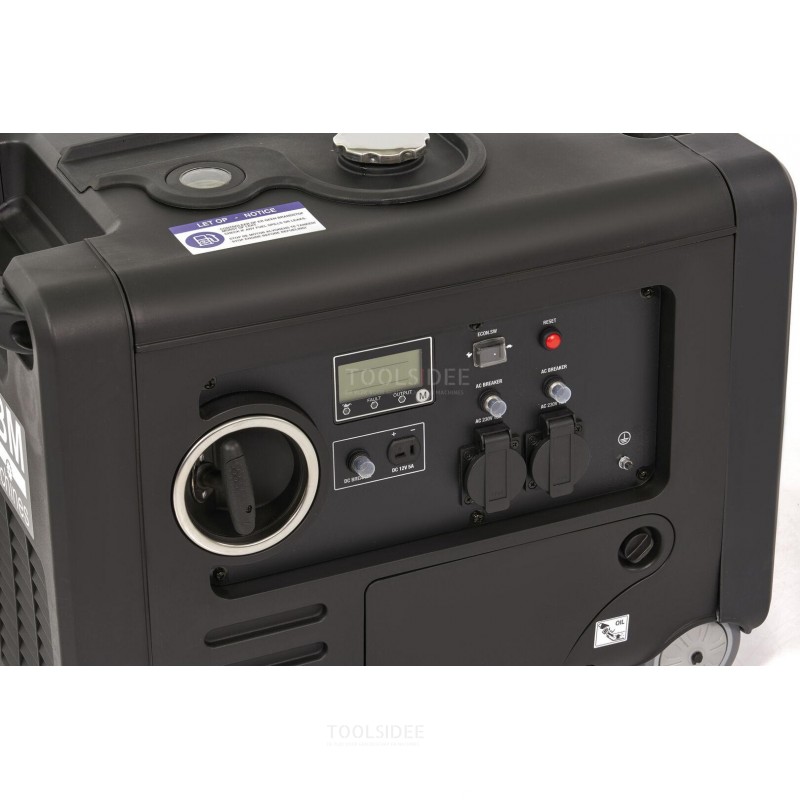 Generatore / Inverter HBM HY4000i con motore a benzina 4000W e telecomando