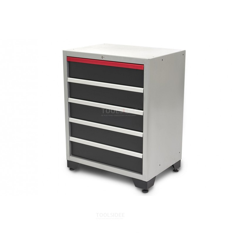 HBM 5 Drawers Deluxe Professional Tool Cabinet for Workshop Equipment