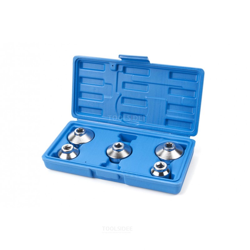 XPOtool Lot De 23 Pièces De Capuchons Filtre à Huile Aluminium Outil Clé Garage