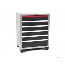 HBM Deluxe Profi-Werkzeugschrank mit 6 Schubladen für Werkstattausrüstung HBM Deluxe Profi-Werkzeugschrank mit 6 Schubladen für Werkstattausrüstung