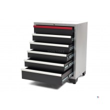 HBM Deluxe Profi-Werkzeugschrank mit 6 Schubladen für Werkstattausrüstung HBM Deluxe Profi-Werkzeugschrank mit 6 Schubladen für Werkstattausrüstung