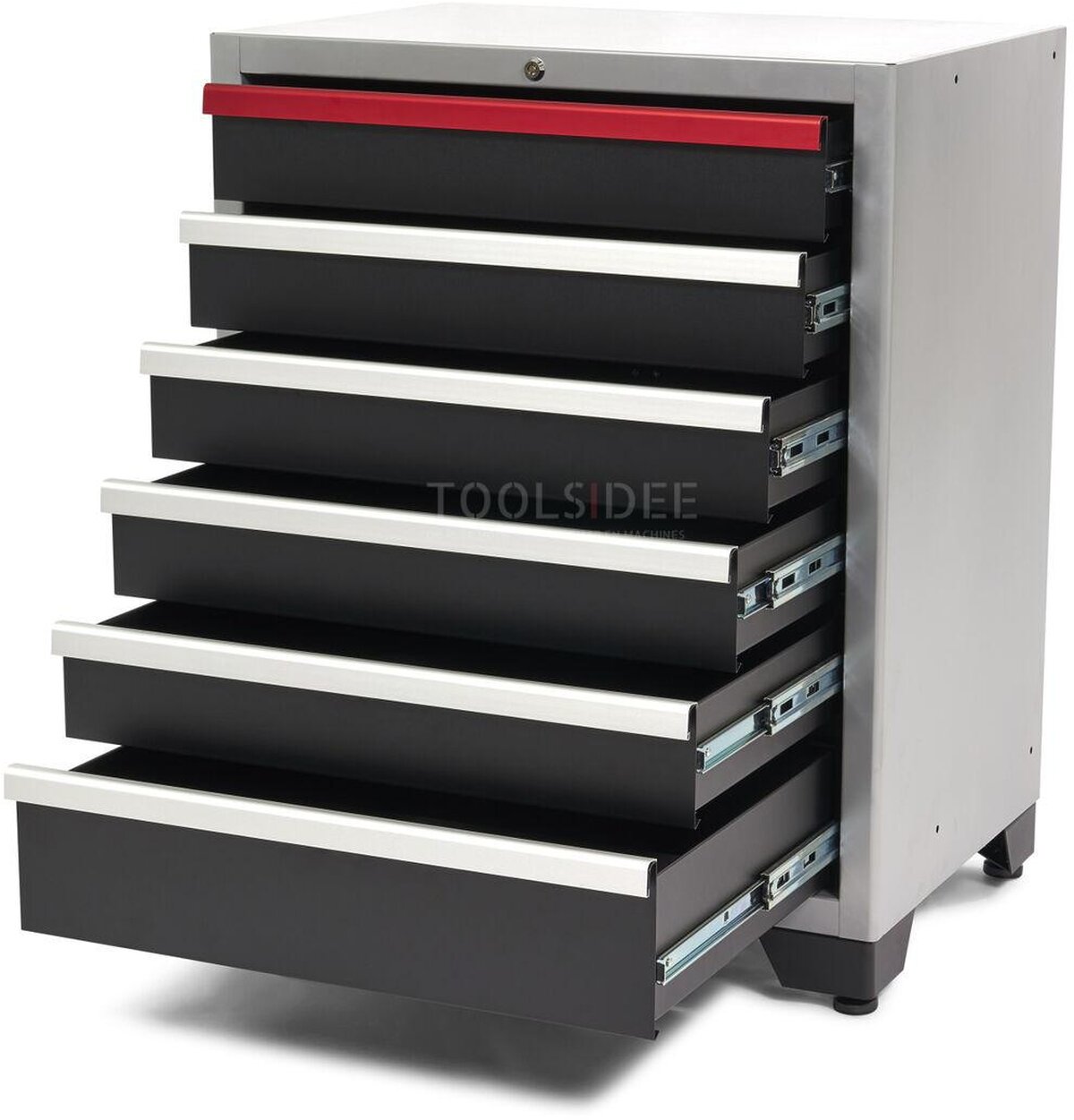 HBM Deluxe Profi-Werkzeugschrank mit 6 Schubladen für Werkstattausrüstung HBM Deluxe Profi-Werkzeugschrank mit 6 Schubladen für Werkstattausrüstung