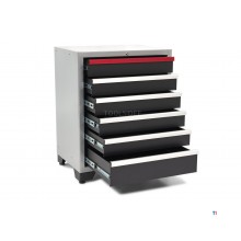 HBM Deluxe Profi-Werkzeugschrank mit 6 Schubladen für Werkstattausrüstung HBM Deluxe Profi-Werkzeugschrank mit 6 Schubladen für Werkstattausrüstung