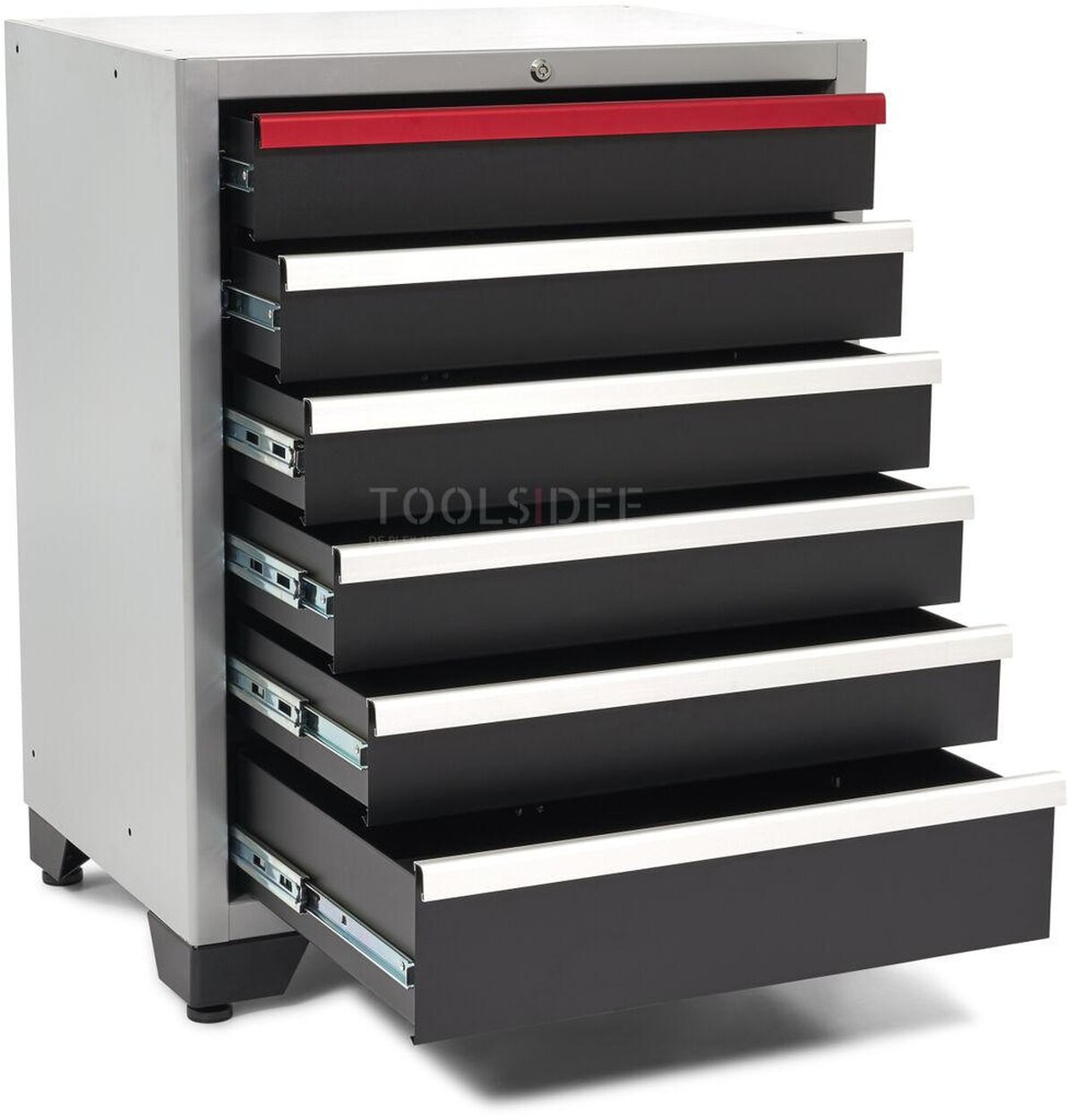 HBM Deluxe Profi-Werkzeugschrank mit 6 Schubladen für Werkstattausrüstung HBM Deluxe Profi-Werkzeugschrank mit 6 Schubladen für Werkstattausrüstung