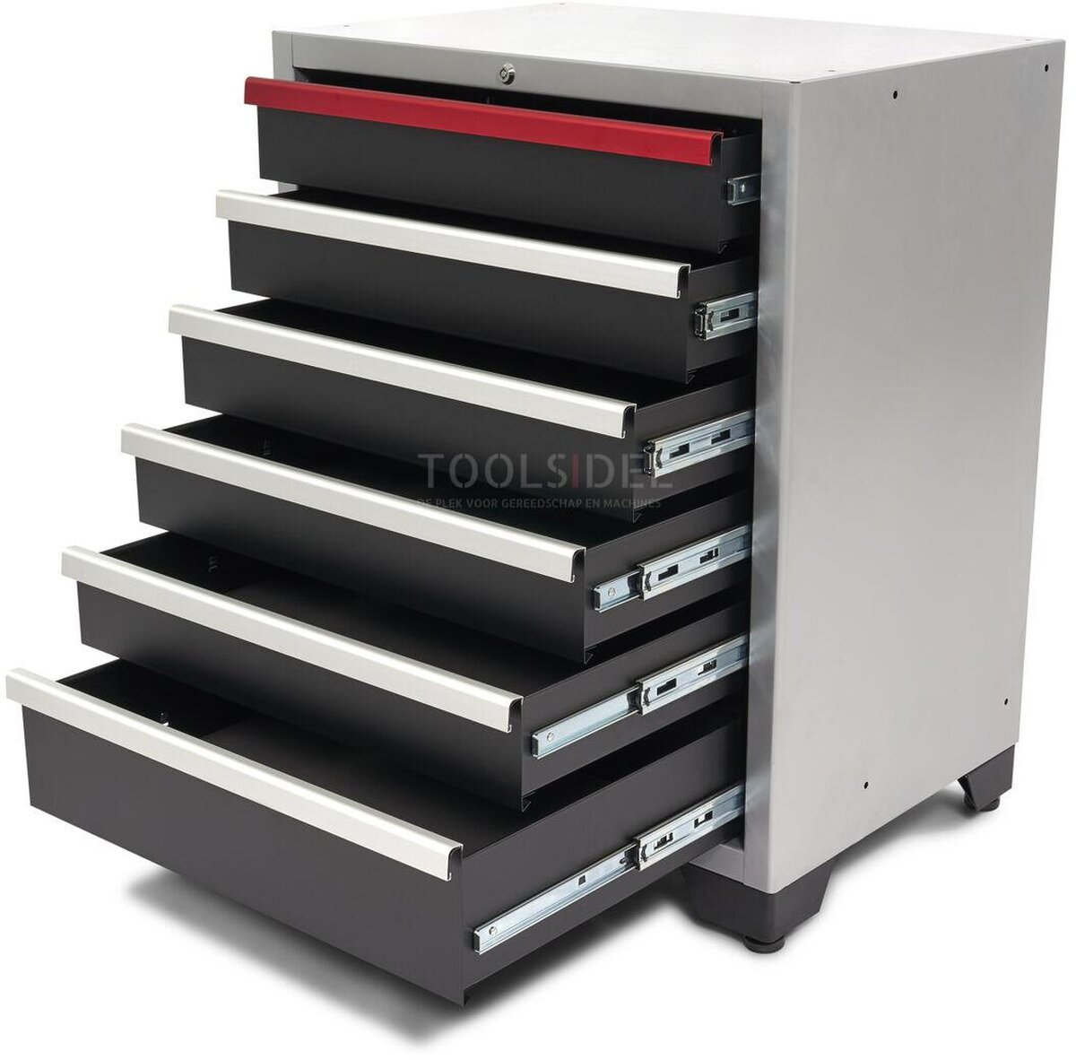 HBM Deluxe Profi-Werkzeugschrank mit 6 Schubladen für Werkstattausrüstung HBM Deluxe Profi-Werkzeugschrank mit 6 Schubladen für Werkstattausrüstung