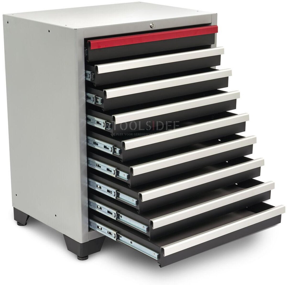 HBM Deluxe Profi-Werkzeugschrank mit 9 Schubladen für Werkstattausrüstung HBM Deluxe Profi-Werkzeugschrank mit 9 Schubladen für Werkstattausrüstung