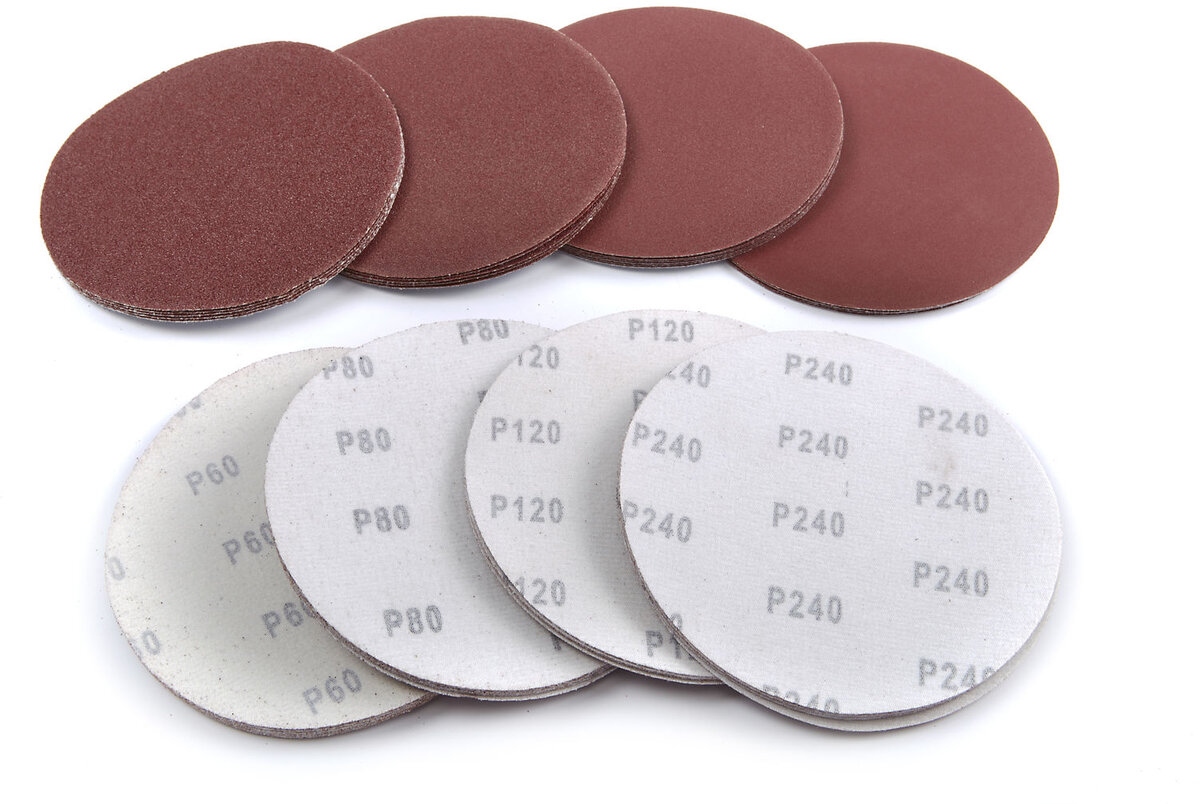 HBM 180 mm. Velcro sanding discs packed per 10 pieces