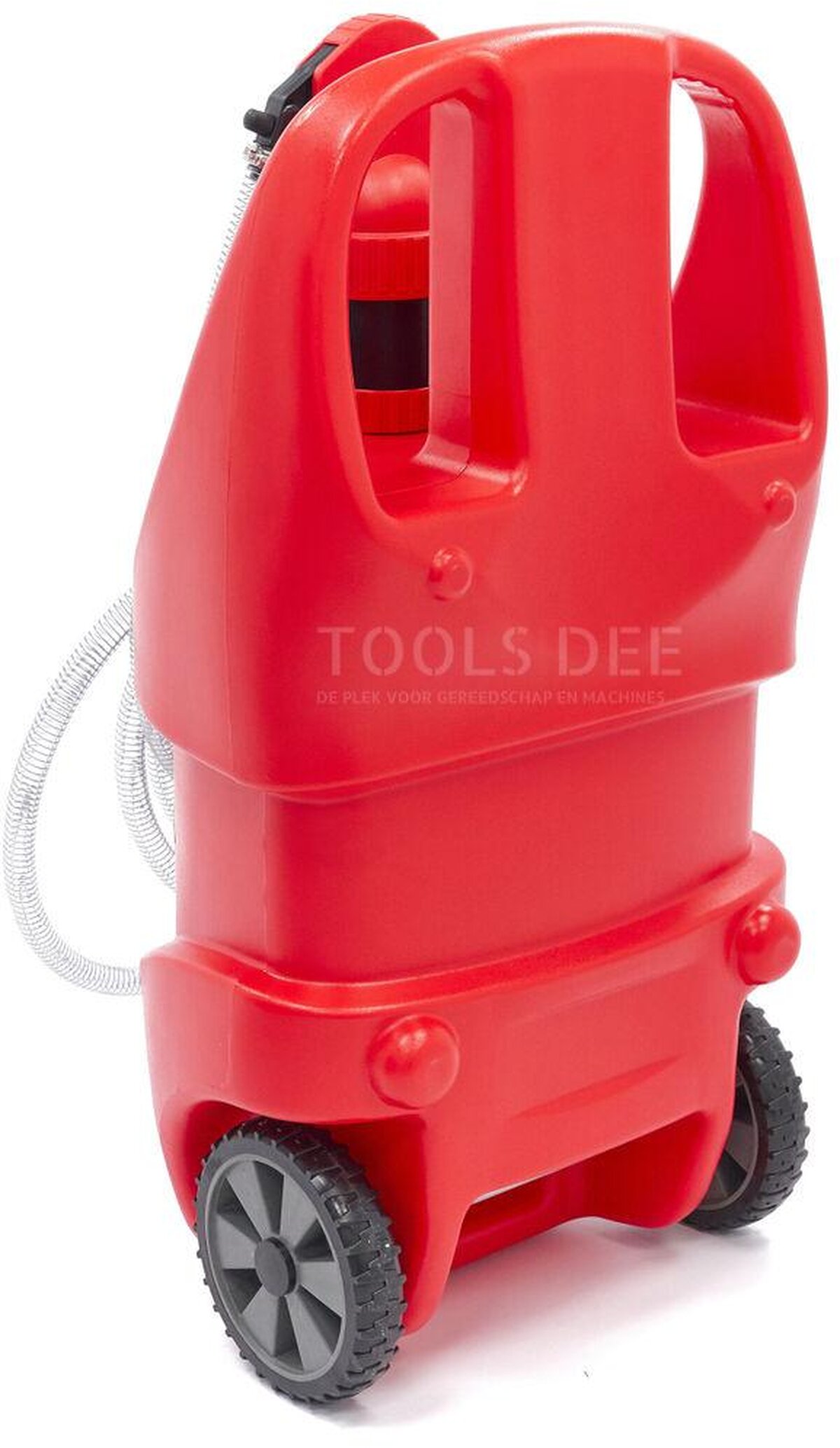 HBM Professional 75 liters mobil oppbevaringstank med manuell pumpe for bensin, diesel og oljer