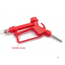 HBM Professional 75 liters mobil oppbevaringstank med manuell pumpe for bensin, diesel og oljer