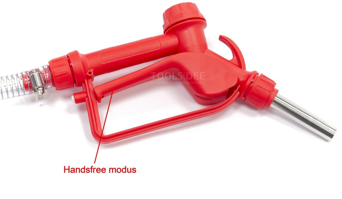 HBM Professional 75 liters mobil oppbevaringstank med manuell pumpe for bensin, diesel og oljer