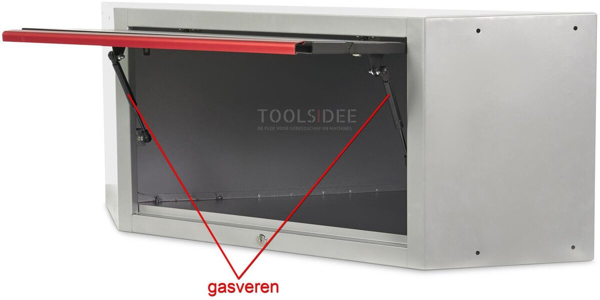 HBM Deluxe Profi-Wandschrank mit Gasdruckfedern für Werkstattausrüstung HBM Deluxe Profi-Wandschrank mit Gasdruckfedern für Werkstattausrüstung