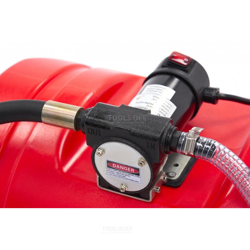 HBM Professionel Elektrisk Diesel Pumpe, Brændselsolie Pumpe Med 100 Liter Tank