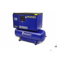 Michelin 7.5 hp 270 liter silenced compressor mcxd 598/300 n with dryer